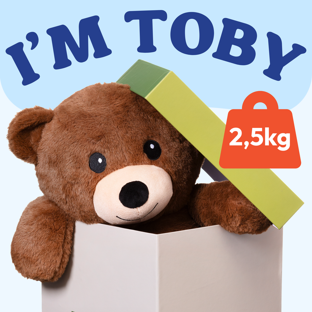 Verzwaringsknuffel Toby