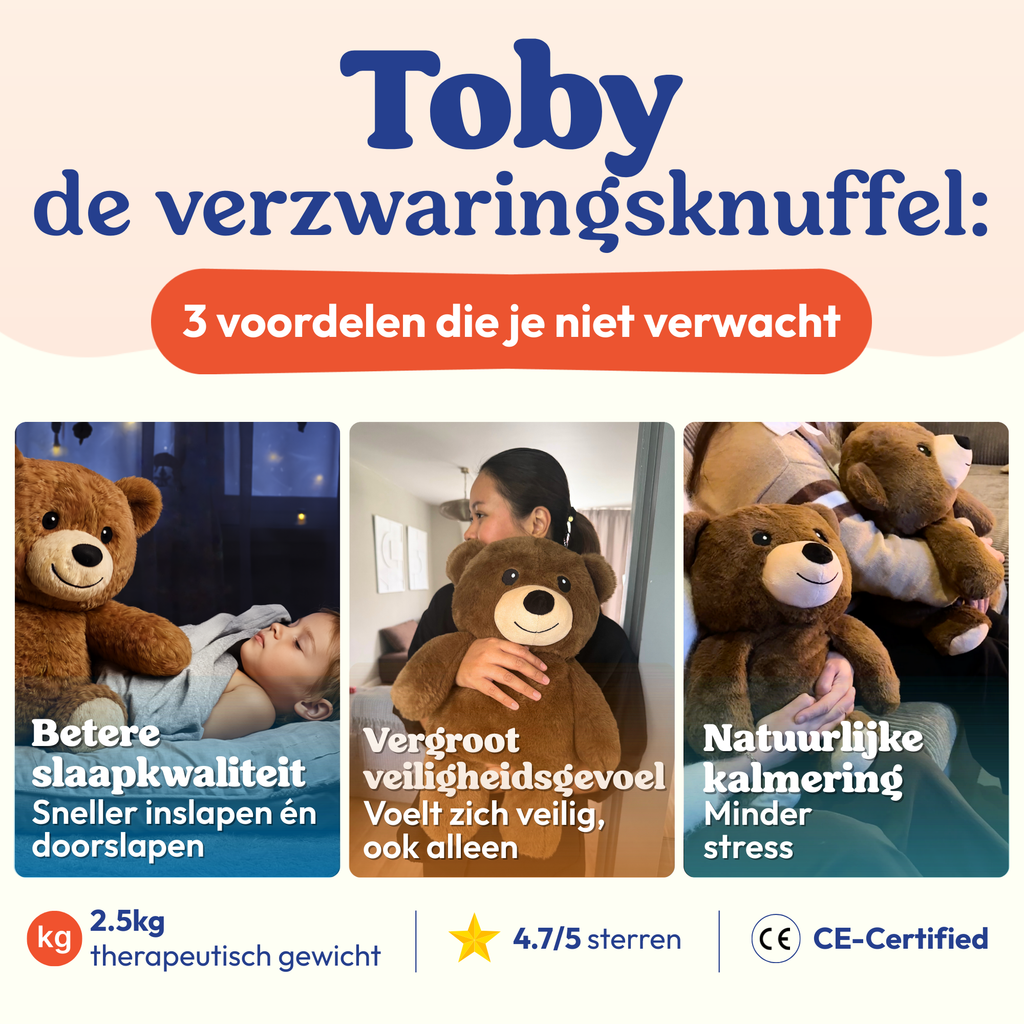 Verzwaringsknuffel Toby