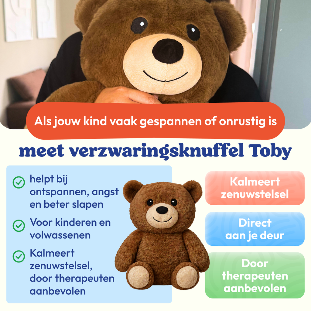 Verzwaringsknuffel Toby